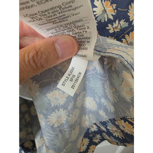 Madewell Ruffle-Neck Anorak Raincoat in French Floral L $168 - Picture 9 of 12